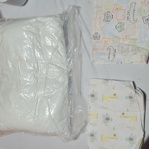 BABY PILLOW with 2 PILLOW CASES